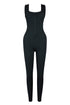 Robin Ribbed Knit Zip Up Jumpsuit